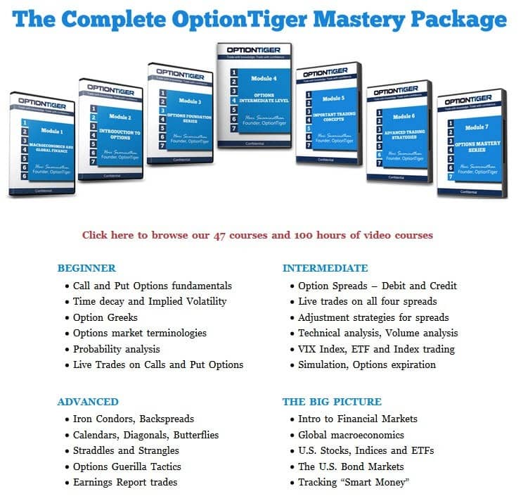 optiontiger-mastery package